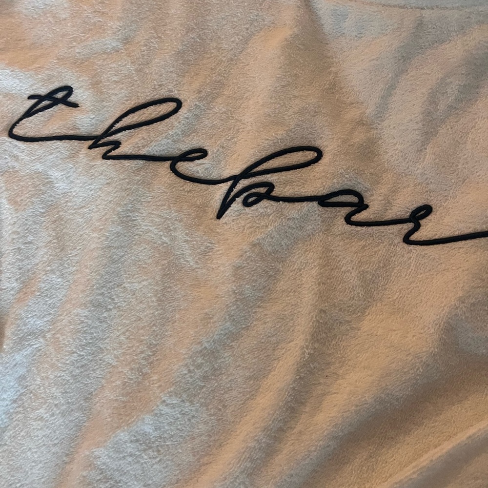 The Bar TERRY HIGHNECK SIGNATURE White Crew Neck Sweater - Picture 6 of 6